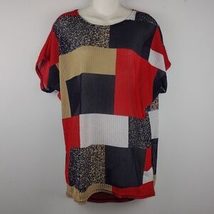 Yuna See Through Color Patch Top